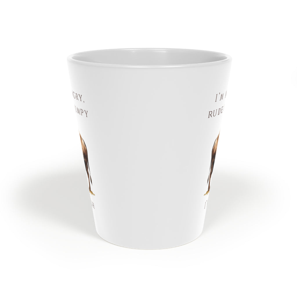 Polish Bison Latte Mug 12oz | Funny Polish Identity | “I’m Not Angry, Rude or Grumpy – I’m Polish” Slogan | Patriotic Polish Coffee Cup | Polish Canadian Heritage Gift