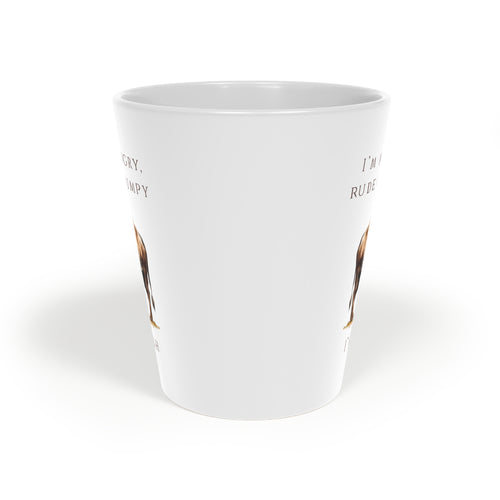 Polish Bison Latte Mug 12oz | Funny Polish Identity | “I’m Not Angry, Rude or Grumpy – I’m Polish” Slogan | Patriotic Polish Coffee Cup | Polish Canadian Heritage Gift