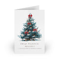 Polish Christmas Tree Greeting Card (Polish: Świąt pełnych miłości)