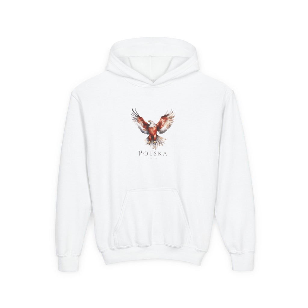 Polish Eagle Kids Hoodie | Polska Orzel | Polish Pride Hoodie for Kids | Patriotic Polish Gift | Polish Identity Hoodie | Little Pole