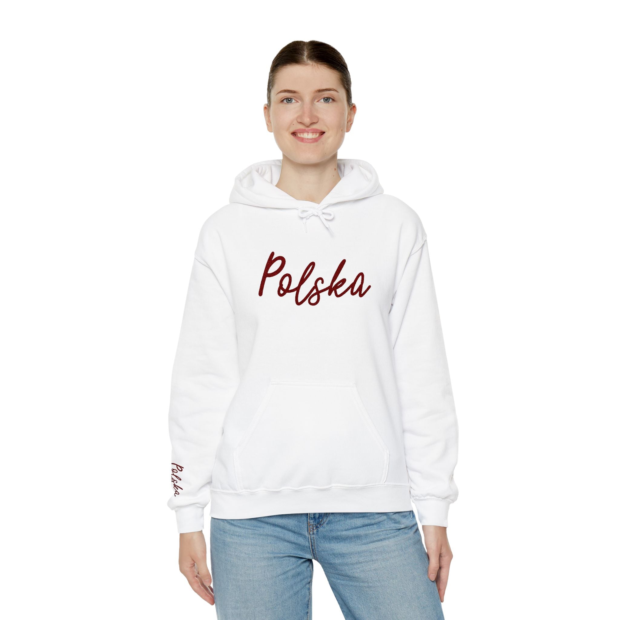 Polska Embroidery Heavy Cotton Heritage Hoodie
