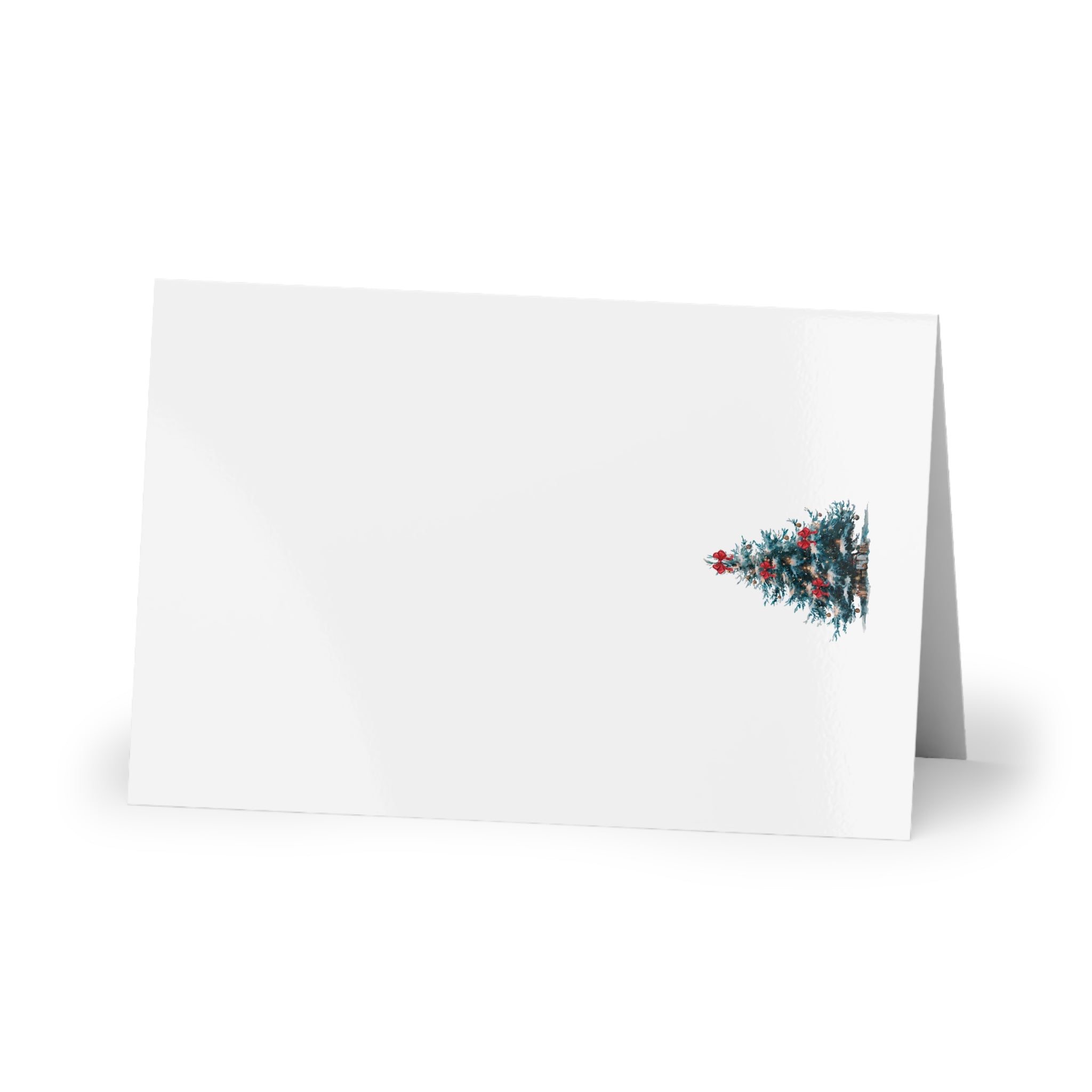 Polish Christmas Tree Greeting Card (Polish: Świąt pełnych miłości)