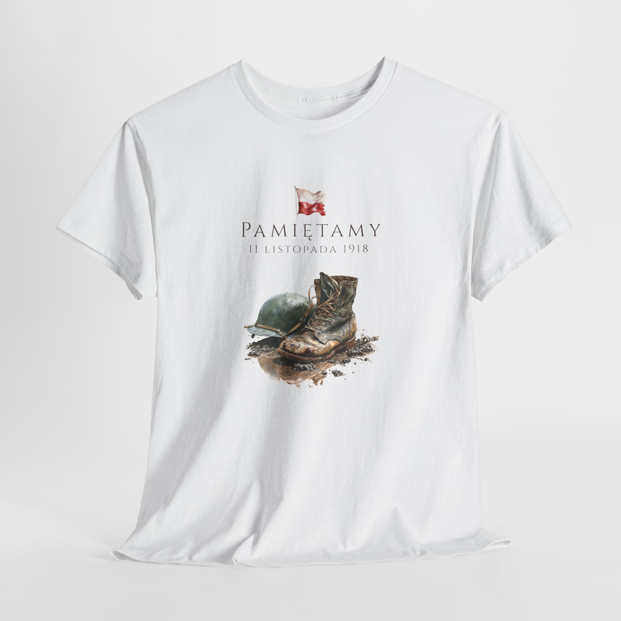 Polish Independence Day Unisex Adult T-Shirt | “We Remember” Design | Pamiętamy 11 listopada | Dzień Niepodległości | Patriotic Polish Tee | Polish Canadian Heritage Apparel