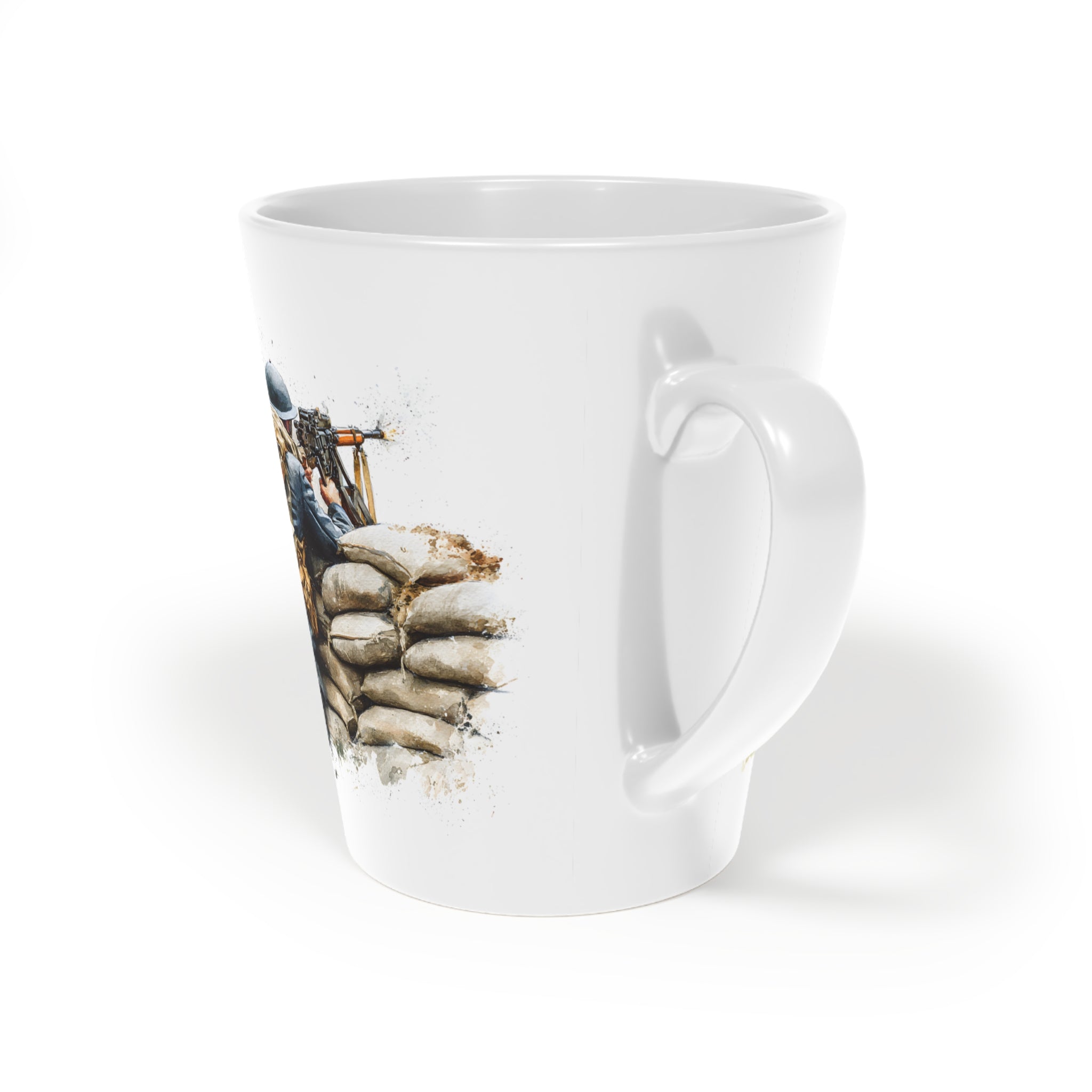 Polish Independence Day Latte Mug 12oz | “Independent Poland” Design | Polska Niepodległa 11 listopada | Dzien Niepodleglosci | Patriotic Polish Coffee Cup | Polish Canadian Heritage Gift