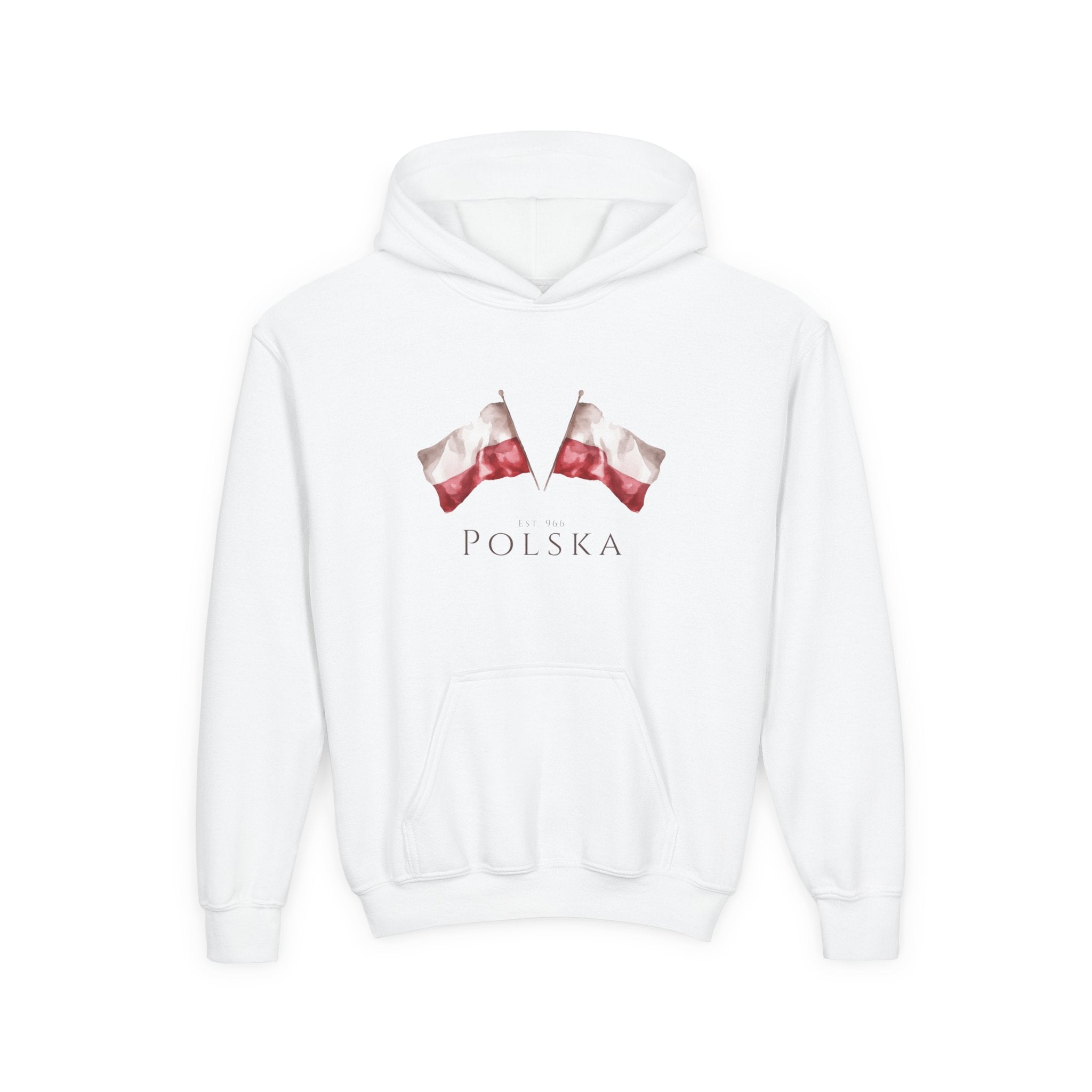 Polish Flag Kids Hoodie | Polska Flaga | Polish Pride Hoodie for Kids | Patriotic Polish Gift | Polish Identity Hoodie | Little Pole