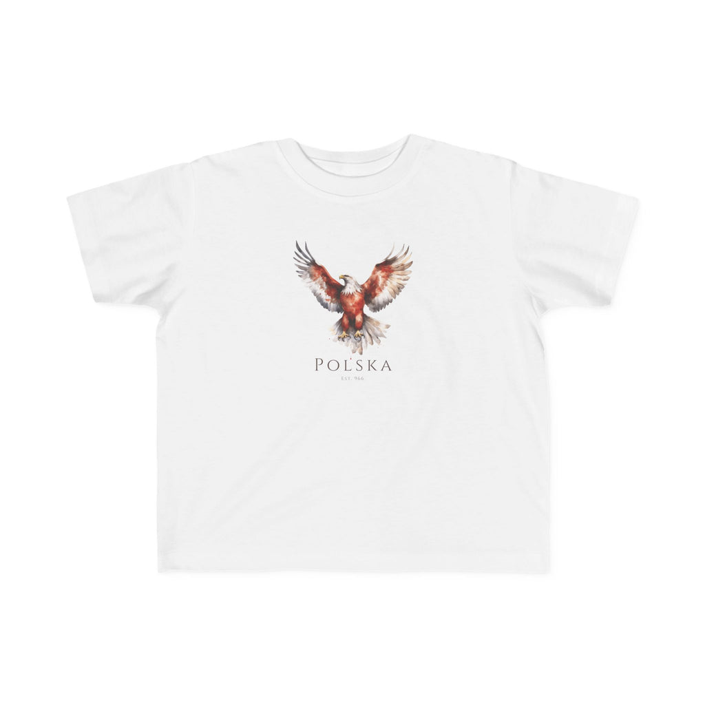 Polish Eagle Toddler T-Shirt | Polska Orzel | Polish Pride Tee for Toddlers | Patriotic Polish Gift | Polish Identity Tee | Little Pole