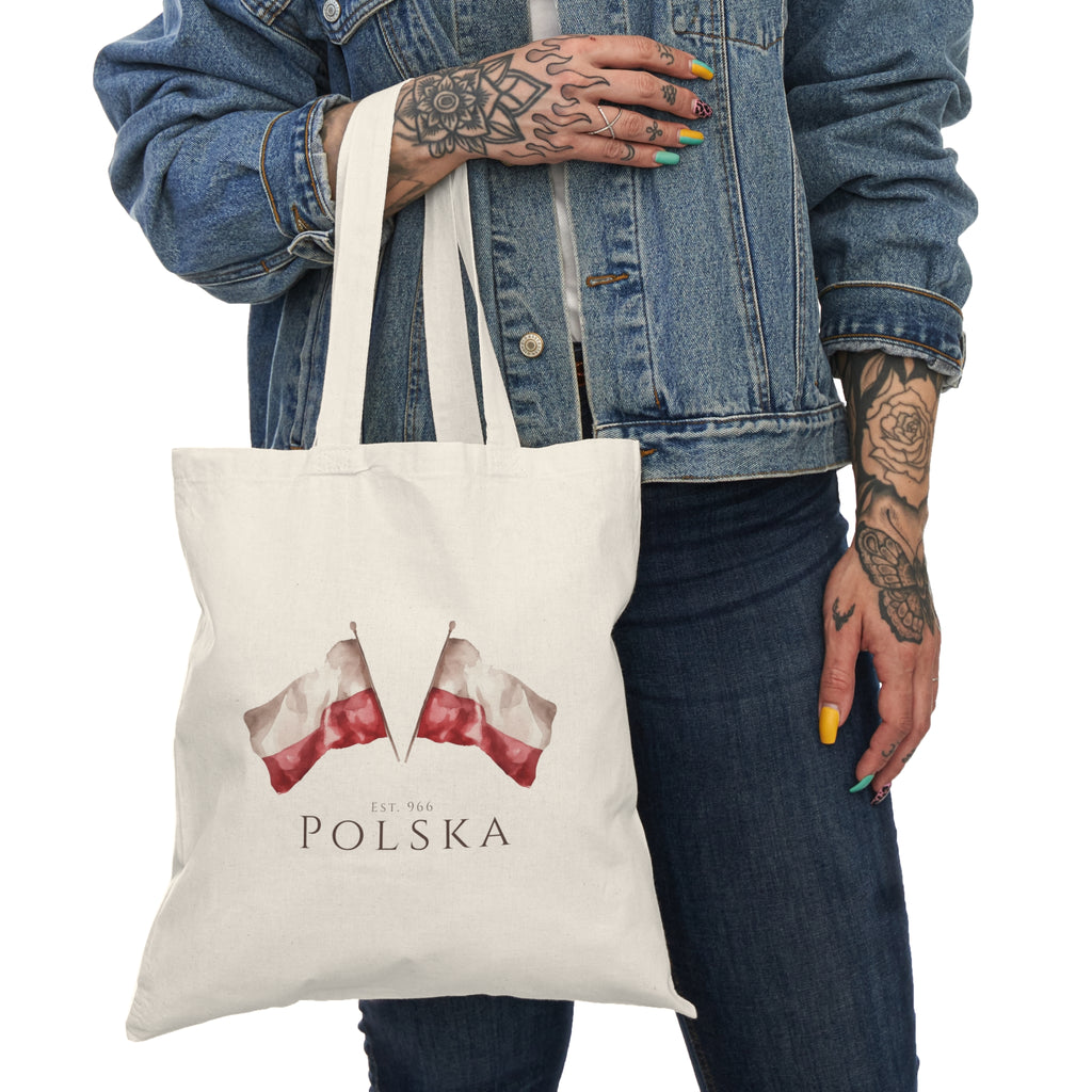 Polish Flag Tote Bag | Polska Flaga | Polish Pride Bag | Patriotic Polish Gift | Polish Canadian Heritage Tote