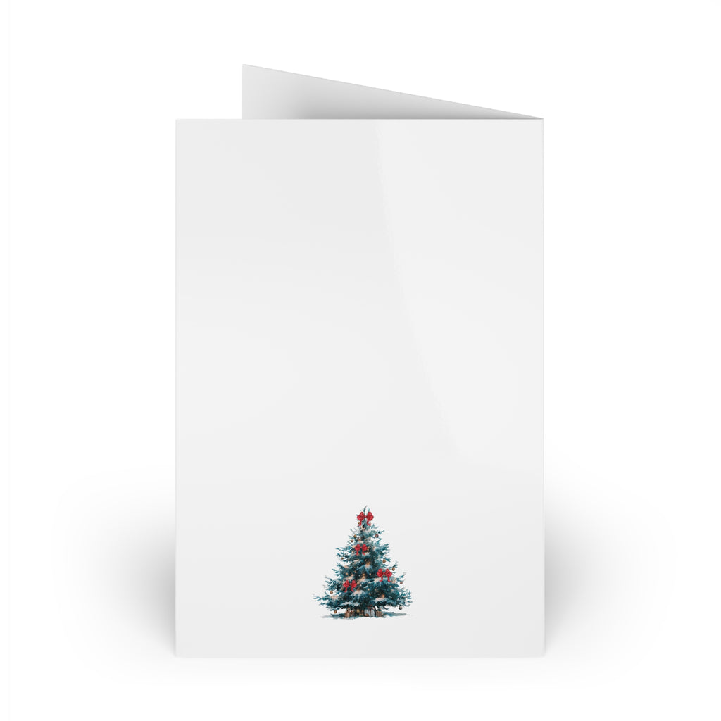 Polish Christmas Tree Greeting Card (Polish: Świąt pełnych miłości)