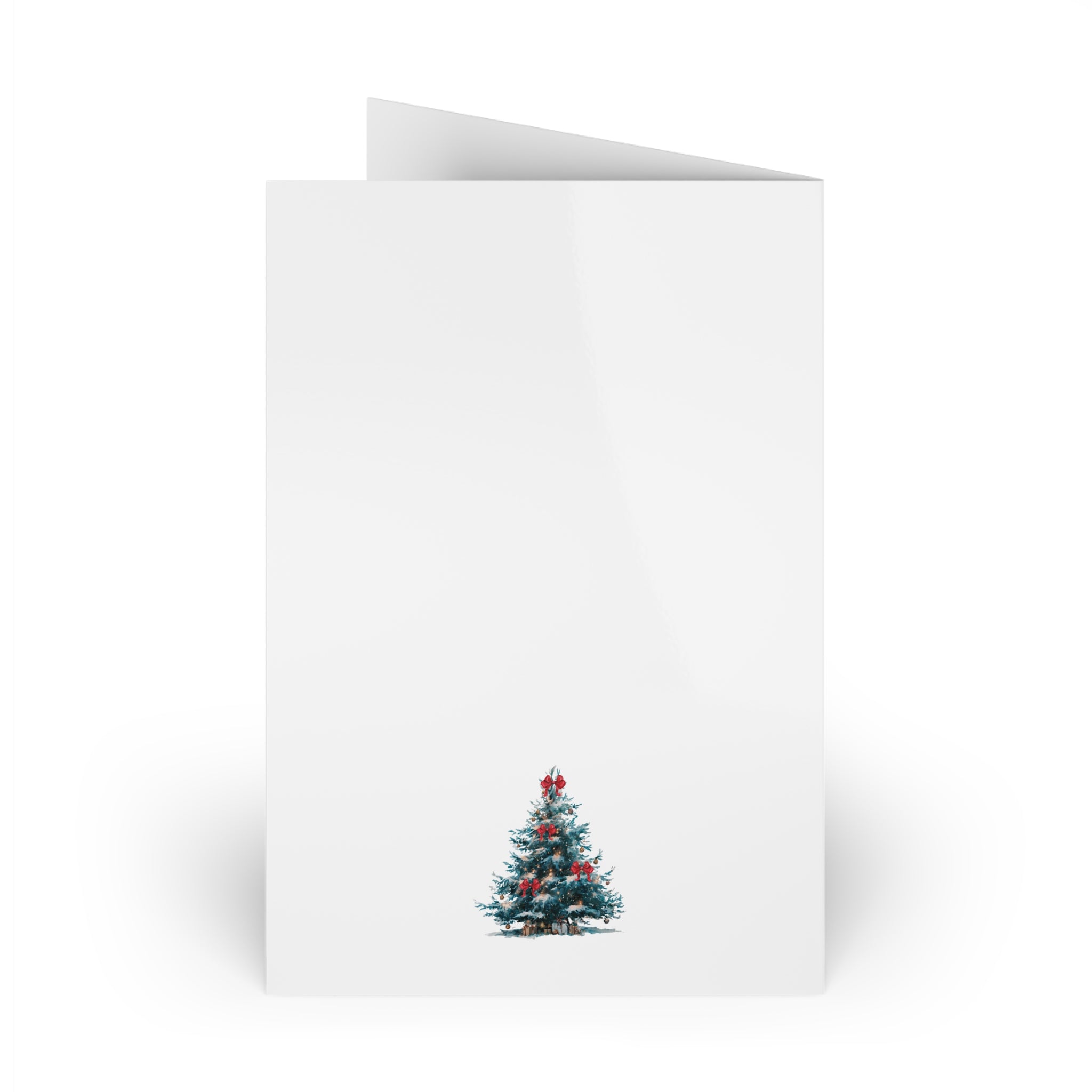 Polish Christmas Tree Greeting Card (Polish: Świąt pełnych miłości)