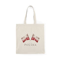 Polish Flag Tote Bag | Polska Flaga | Polish Pride Bag | Patriotic Polish Gift | Polish Canadian Heritage Tote